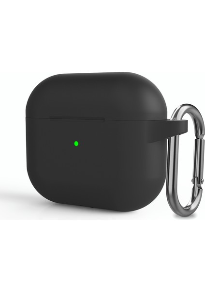 Airpods 3 Için Kancalı Silikon Koruyucu Kılıf (Yurt Dışından)