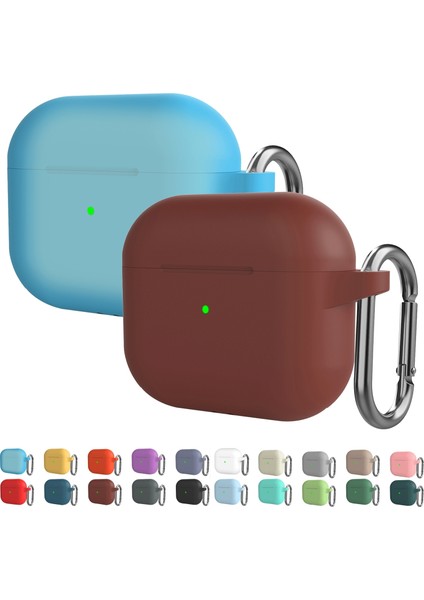 Airpods 3 Için Kancalı Silikon Koruyucu Kılıf (Yurt Dışından)