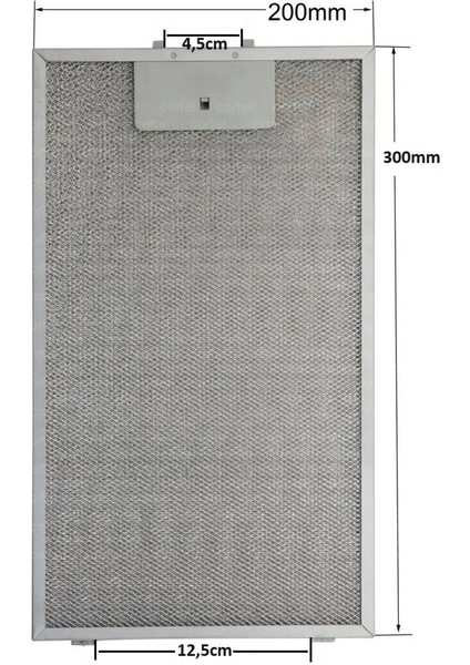 200X300MM Parmis Davlumbaz Aspiratör Yağ Filtresi 20X30CM