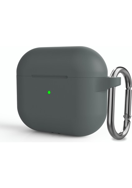 Airpods 3 Için Kancalı Silikon Koruyucu Kılıf (Yurt Dışından)