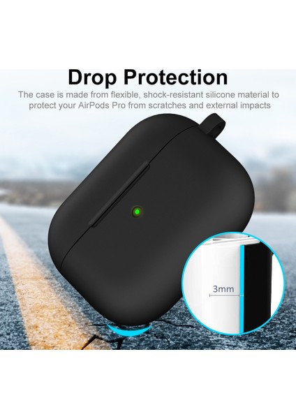 Apple Pro 2 (2021) Için Kalınlaştırılmış Silikon Kılıf (Yurt Dışından) indirimleri