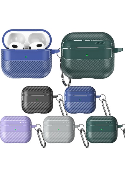 Airpods 3 Için Karbon Fiber Kulaklık Kılıfı (Yurt Dışından)