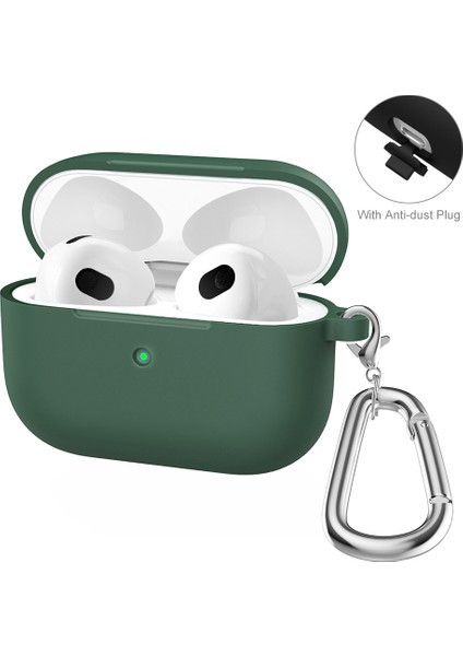 Apple Pro 2 (2021) Için Kalınlaştırılmış Silikon Kılıf (Yurt Dışından)