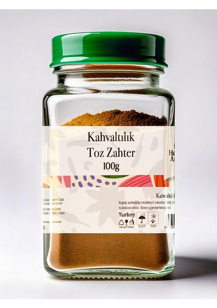 Kahvaltılık Toz Zahter 100 gr