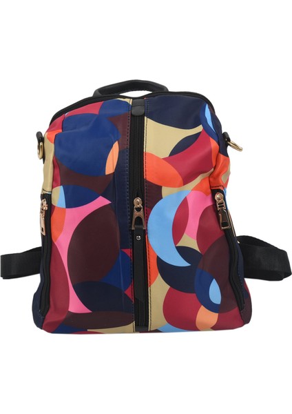 Renk Kadın Sırt Çantası Su Geçirmez Oxford Moda Sevimli Sırt Çantası Paketi Kumaş Büyük Kapasiteli Öğrenci Sırt Çantası Bayanlar Rahat Sırt Çantası (Yurt Dışından)