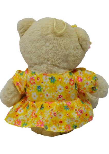 Elbiseli ve Tokalı Ayı Peluş 30 cm fırsatları