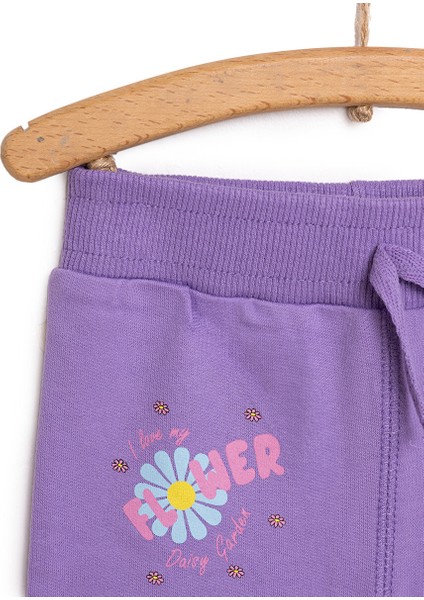 HelloBaby Basic Çiçek Baskılı Az Şardonlu Eşofman Alt Unisex