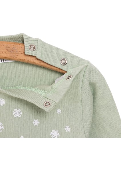 HelloBaby Basic Az Şardonlu Penguen Desenli Sweatshirt Kız Bebek fiyatları