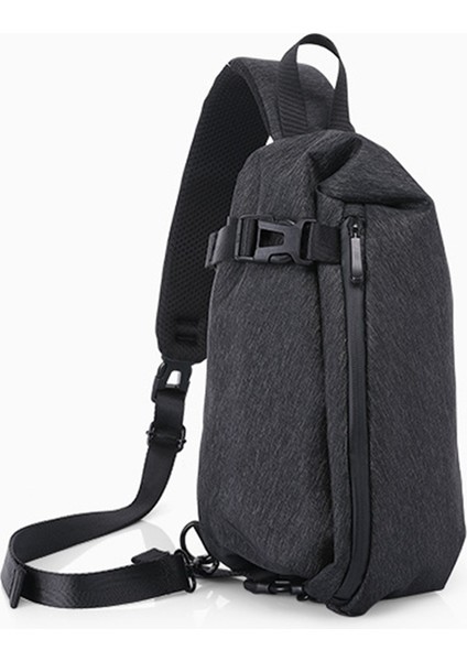 Moda Crossbody Çanta Erkekler Için Kulaklıklar ile Sling Göğüs Çantası Su Geçirmez Hafif Omuz Çantası Rahat Fit 9.7 Inç iPad (Yurt Dışından) indirimleri