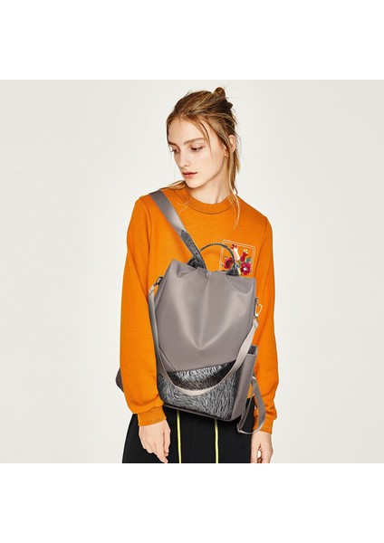 Moda Rahat Kız Çok Fonksiyonlu Anti-Hırsızlık Seyahat Sırt Çantası Bayanlar Tek Omuz Çanta-Siyah (Yurt Dışından) fırsatları