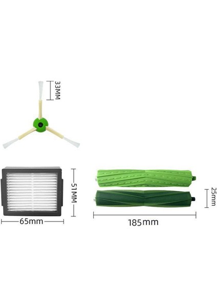 Запасные Части Пылесоса,irobot Roomba Için 2 Set Parça I3 I3+ I4 I4+ I6 I6+ I7 I7+ I8 I8+ E5 E6 E7 J7 (7150) J7+ (7550) I,e,j Serisi (Yurt Dışından) fırsatları
