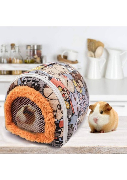 2x Küçük Hayvanlar Kirpi Hamster Taşıma Çantası Açık Seyahat Gine Domuzu Sıçan Chinchillas Taşıma Çantası Çanta (Yurt Dışından)