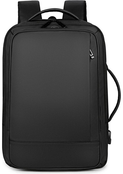 Akıllı Sırt Çantası Erkek Erkek Sırt Çantası USB Şarj 15.6 Inç Dizüstü Su Geçirmez Sırt Çantaları Büyük Kapasiteli Sırt Çantası Seyahat Sırt Çantası (Yurt Dışından)