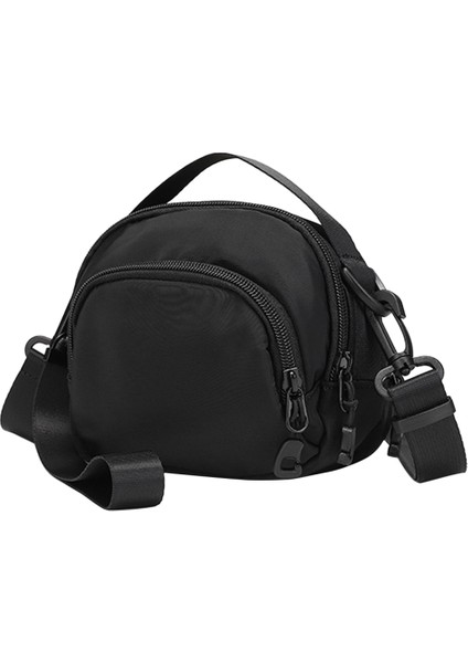 Erkek Tek Omuz Askılı Çanta Hafif Rahat Erkek Çantası Taşınabilir Spor Küçük Sırt Çantası Mini Cep Telefonu Çantası (Yurt Dışından)