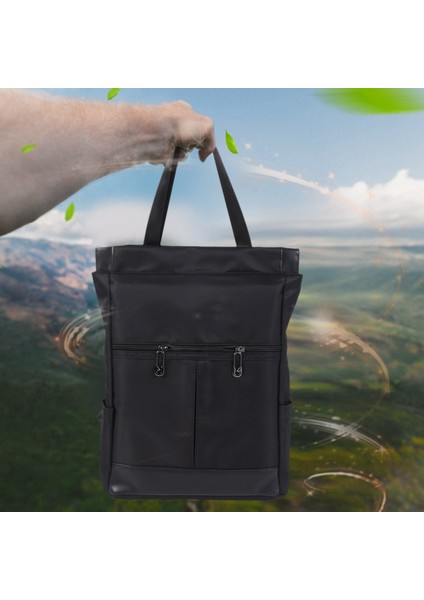 Dizüstü Sırt Çantası Kadın Büyük Kapasiteli Bayanlar El Çift Omuz Çantaları Kadın Sırt Çantası Satchel Seyahat Çantaları Siyah (Yurt Dışından) fiyatları