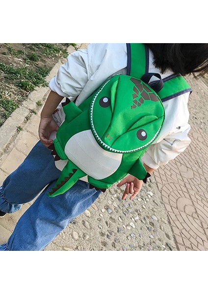 3D Dinozor Sırt Çantası Erkek Çocuk Sırt Çantası Çocuk Anaokulu Küçük Çanta Kız Hayvan Schoolbag Geri Lacivert (Yurt Dışından) fırsatları