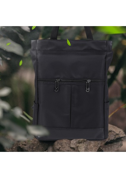 Dizüstü Sırt Çantası Kadın Büyük Kapasiteli Bayanlar El Çift Omuz Çantaları Kadın Sırt Çantası Satchel Seyahat Çantaları Siyah (Yurt Dışından) fırsatları