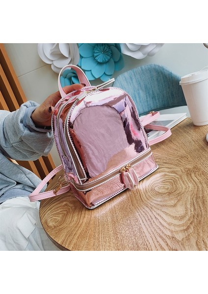 Kore Tarzı Omuz Çantası Kadın Gelgit Mini Sırt Çantaları Şeker Renk Öğrenci Küçük Sırt Çantası Yaz Seyahat Sırt Çantası Pembe (Yurt Dışından) fiyatları