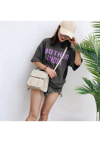 Küçük Çiçek Nakış Sırt Çantası Öğrenci Sırt Çantası Rahat Mini Kız Küçük Sırt Çantası-Gümüş (Yurt Dışından) fiyatları