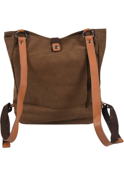 Gündelik Kanvas Çok Fonksiyonlu Messenger Çanta (Kahve) (Yurt Dışından) fırsatları