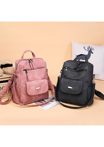 Rahat Sırt Çantası Kadın Omuz Çantası Retro Seyahat Çantası Seyahat Sırt Çantası Okul Genç Kız Sırt Çantası Siyah (Yurt Dışından) fiyatları