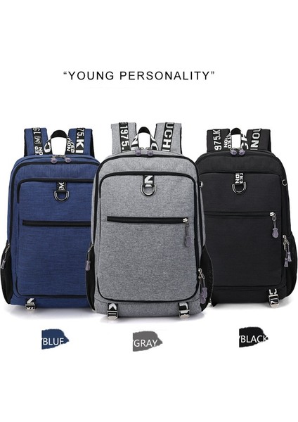 Çocuklar Okul Sırt Çantası Erkek Okul Çantaları Erkekler Seyahat Omuz Çantası Gençler Için Okul Sırt Çantaları Siyah (Yurt Dışından) fırsatları