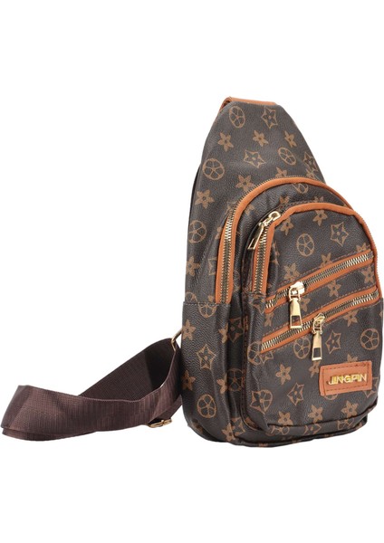 Kore Moda Göğüs Çapraz Vücut Kadın Çantası Tek Omuz Spor Trendy Sırt Çantası Bel Çantası Göğüs Çantaları B (Yurt Dışından)