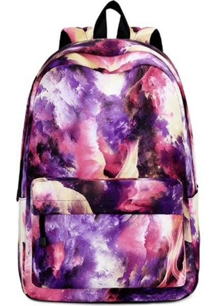 Rahat Okul Çantaları Galaxy Uzay Yıldız Baskı Sırt Çantası Genç Kız Erkek Okul Çantaları Kamp Seyahat Sırt Çantası (Yurt Dışından) fiyatları