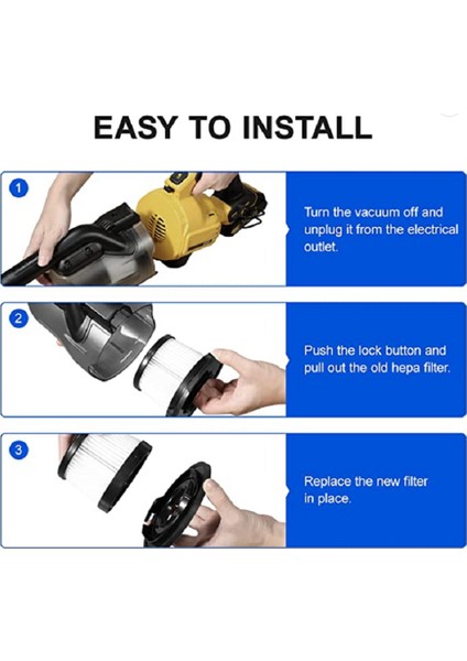 Запасные Части Пылесоса,dewalt DCV501HB 20V DCV5011H Akülü El Süpürgesi Için, Siyah Contalı, Parça DCV5011H ile Karşılaştırıldığında (Yurt Dışından) indirimleri