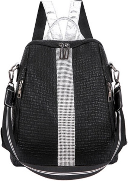 Çok Fonksiyonlu Bayan Sırt Çantası Moda Sırt Çantası Bayan Rahat Sırt Çantası Hafif Bayan Sırt Çantası Siyah (Yurt Dışından)