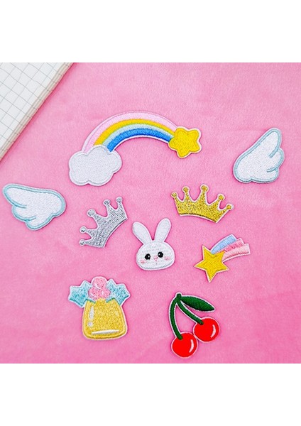 30 Adet Sevimli Sırt Çantası Aksesuarları Bez Çıkartmalar Japon Nakış Yamaları Kumaş Etiketleri Dekoratif Nakış Çıkartmalar (Yurt Dışından) modelleri