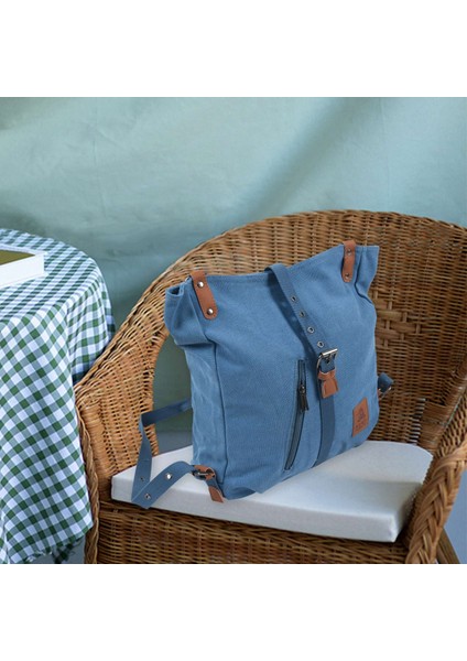 Günlük Kanvas Çok Fonksiyonlu Postacı Çantası (Mavi) (Yurt Dışından) fiyatları