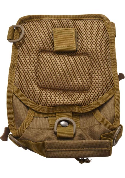 Açık Spor Göğüs Çantası Sling Omuz Çantası Kamp Yürüyüş Sırt Çantası Tırmanma Çok Fonksiyonlu Haki (Yurt Dışından) fırsatları