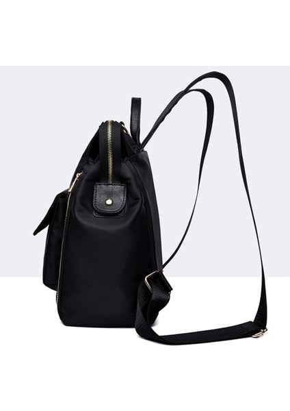 Kadın Klasik Sırt Çantası, Şık Yumuşak Çanta Su Geçirmez Olabilir, Hafif Günlük Çanta Katı Gri (Yurt Dışından) modelleri