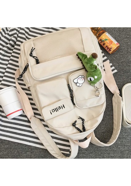 Ortaokul Öğrencisi Okul Çantası Kadın Kore Harajuku Kız Seyahat Sırt Çantası Vahşi Lise Öğrencisi Sırt Çantası (Yurt Dışından) fiyatları