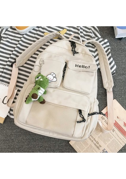 Ortaokul Öğrencisi Okul Çantası Kadın Kore Harajuku Kız Seyahat Sırt Çantası Vahşi Lise Öğrencisi Sırt Çantası (Yurt Dışından) modelleri