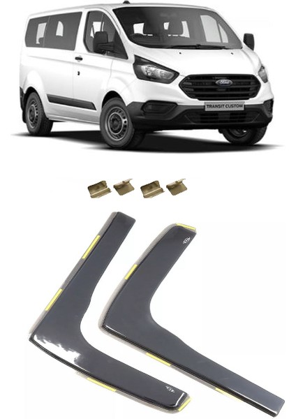 Ford Custom Tourneo 2012>> Füme Renk Içten Geçme Cam Rüzgarlığı