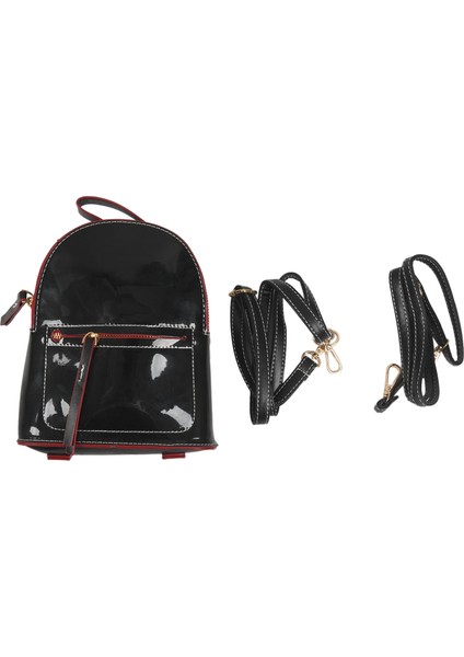 Gençler Kızlar Için Yaz Şeker Renk Sırt Çantası Küçük Sırt Çantası Kadın Sırt Çantası (Siyah) (Yurt Dışından) fırsatları