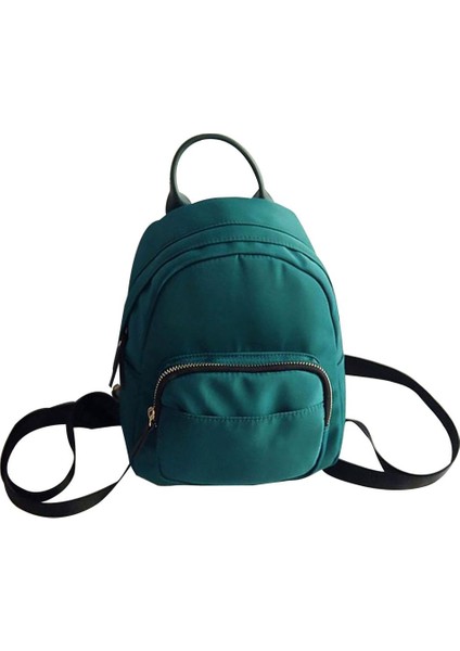 Kadın Sırt Çantası Naylon Omuz Okul Seyahat Çantası Küçük Rahat Sırt Çantası (Mavi) (Yurt Dışından)