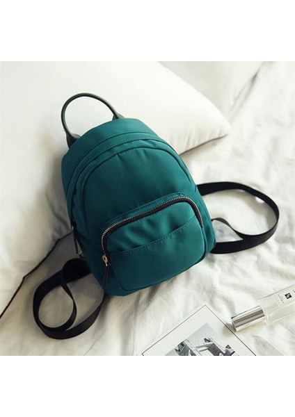 Kadın Sırt Çantası Naylon Omuz Okul Seyahat Çantası Küçük Rahat Sırt Çantası (Mavi) (Yurt Dışından) indirimleri