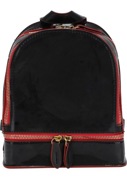 Kore Tarzı Omuz Çantası Kadın Gelgit Mini Sırt Çantaları Şeker Renk Öğrenci Küçük Sırt Çantası Yaz Seyahat Sırt Çantası Siyah (Yurt Dışından)