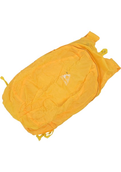 Playking Hafif Naylon Katlanabilir Sırt Çantası Su Geçirmez Sırt Çantası Katlanır Çanta Ultralight Açık Hava Paketi Seyahat Yürüyüş Için Sarı (Yurt Dışından)