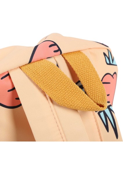 Sevimli Sırt Çantası Moda Naylon Meyve Baskı Sırt Çantası Kadın Büyük Kapasiteli Okul Sırt Çantası Sarı (Yurt Dışından) indirimleri