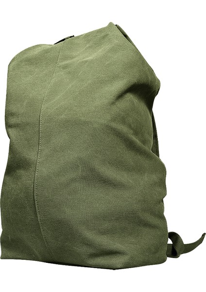 Büyük Kapasiteli Tırmanma Çantası Erkek Sırt Çantası Yürüyüş Seyahat Çantası Spor Çantası Kanvas Omuz Çantası Yeşil L (Yurt Dışından)