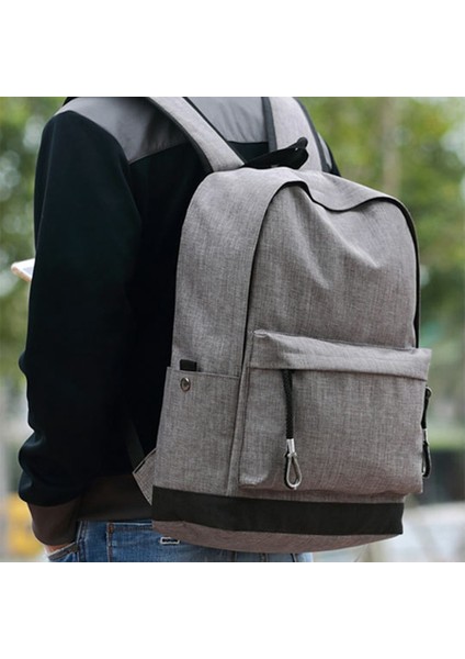 USB Bağlantı Noktalı Su Geçirmez Seyahat Çantası, 15,6 Inç Ch Için Uygun, Retro Günlük Sırt Çantası (Yurt Dışından) fiyatları