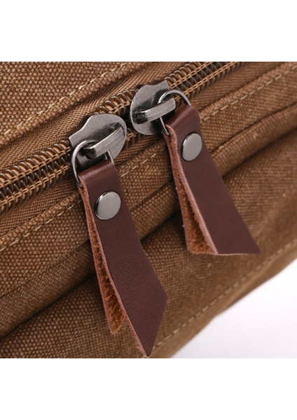 Şık Kanvas Messenger Çanta Omuz Çantası Seyahat Sırt Çantası (Kahve Rengi) (Yurt Dışından) indirimleri