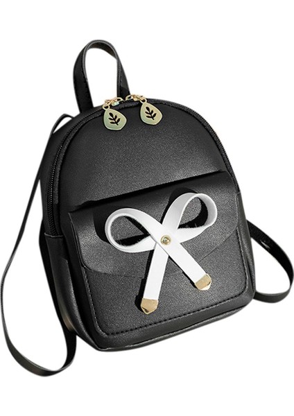 Küçük Sevimli Omuz Küçük Sırt Çantası Seyahat Omuz Çapraz Cep Telefonu Çantası Siyah (Yurt Dışından)