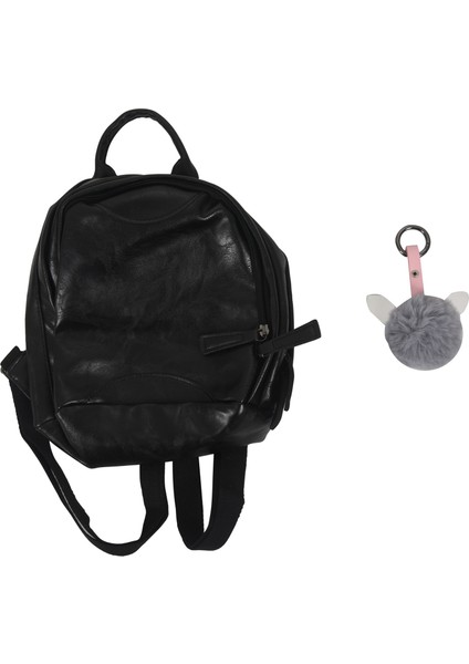 Moda Vahşi Küçük Sırt Çantası Kız Seyahat Seyahat Çantası Basit Omuz Çantası Öğrenci Sırt Çantası Rahat Sırt Çantası Siyah (Yurt Dışından)