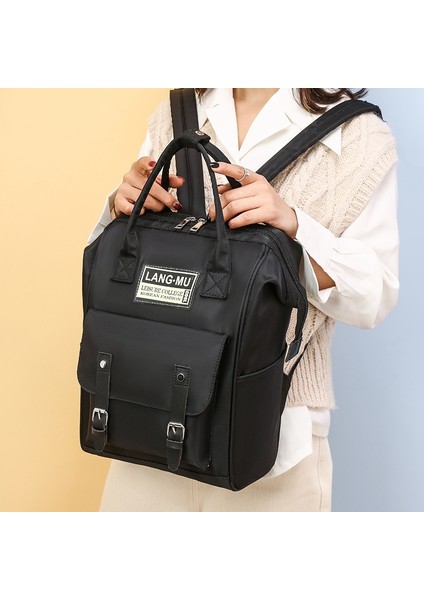 Omuz Çantası Çok Fonksiyonlu Anne ve Çocuk Bebek Bezi Çantası Siyah (Yurt Dışından) fırsatları