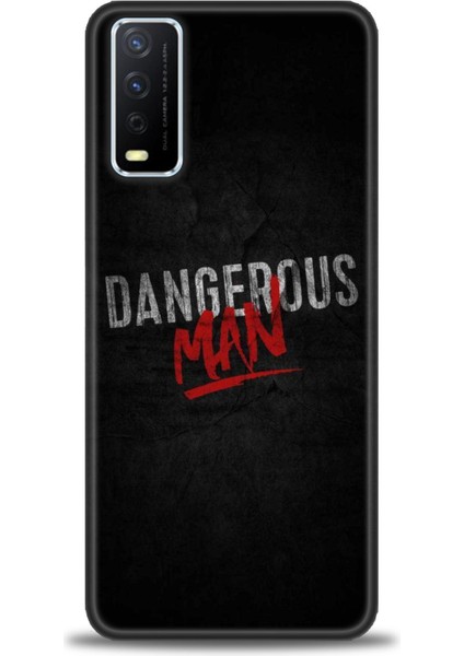 Vivo Y20S Kılıf Hd Baskılı - Dangerous Man + 9h Nano Ekran Koruyucu